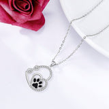 Infinity Paw Print Collar - Connected Forever