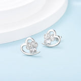Heart and Paw Print Earrings – Jewelry for Pet Lovers