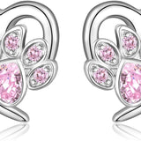 Heart and Paw Print Earrings – Jewelry for Pet Lovers
