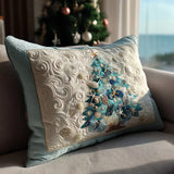 Padded Cushion Cover - Festive Water Shine
