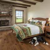 3-Piece Quilted Bed Set - Happy Farm
