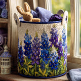 Bluebonnet Dream Path | Handmade Laundry Basket