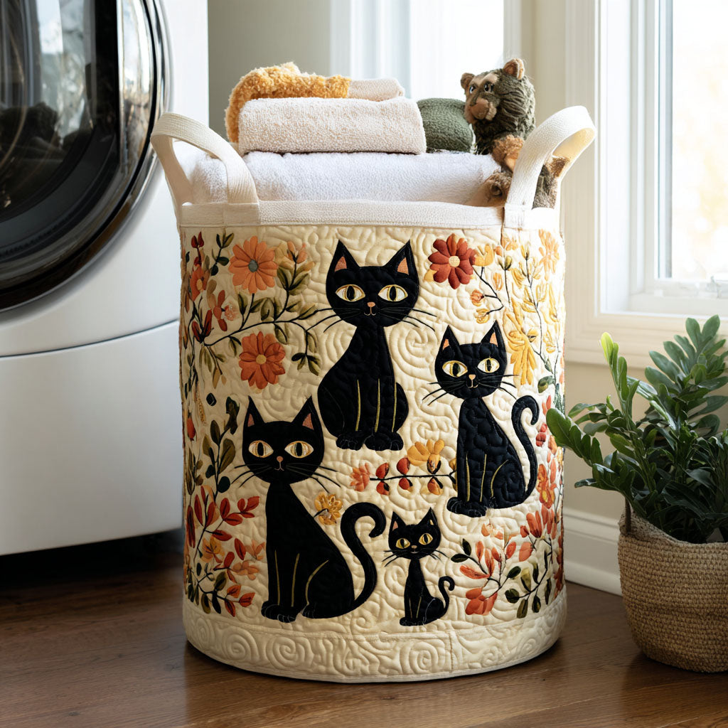 Cat | Handmade Laundry Basket