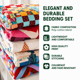 3-Piece Quilted Bed Set - Santa's Workshop