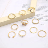 Package of 10 Rings | Silver and Gold Bohemian Rings