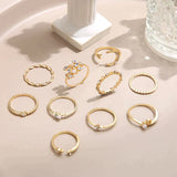 Package of 10 Rings | Silver and Gold Bohemian Rings