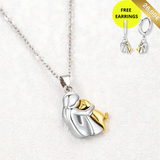 Lucky Dog-Themed Necklace (+ FREE Earrings)