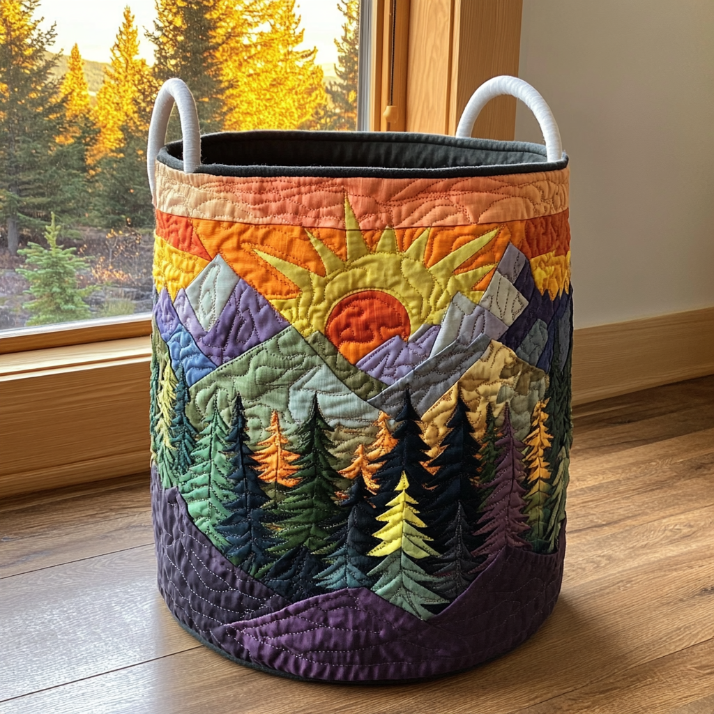 Radiant Sun | Handmade Laundry Basket