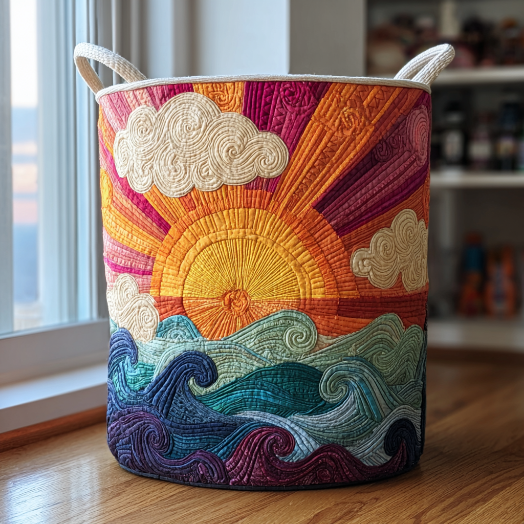 Radiant Sun | Handmade Laundry Basket
