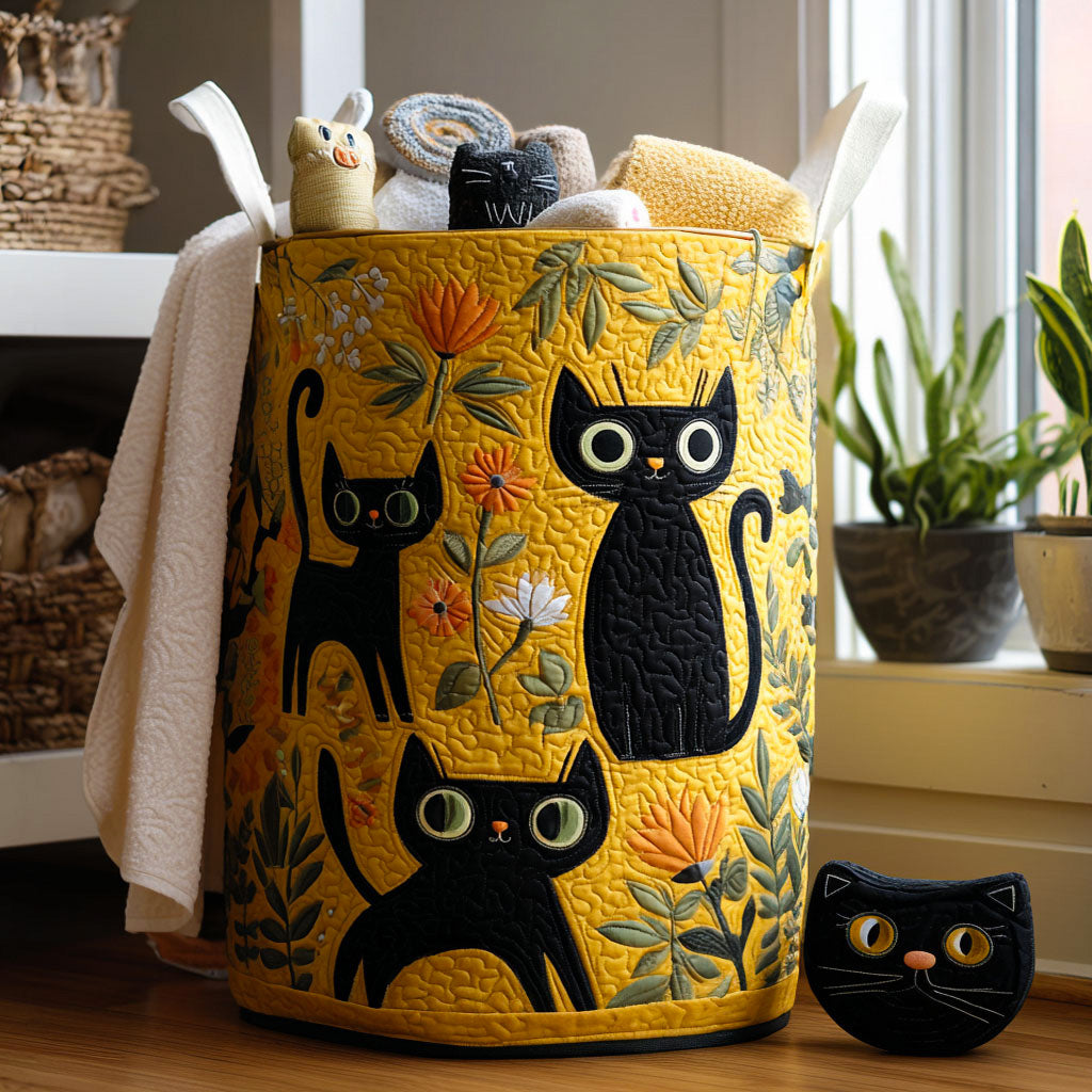 Cat | Handmade Laundry Basket