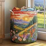 Bright Prairie | Handmade Laundry Basket