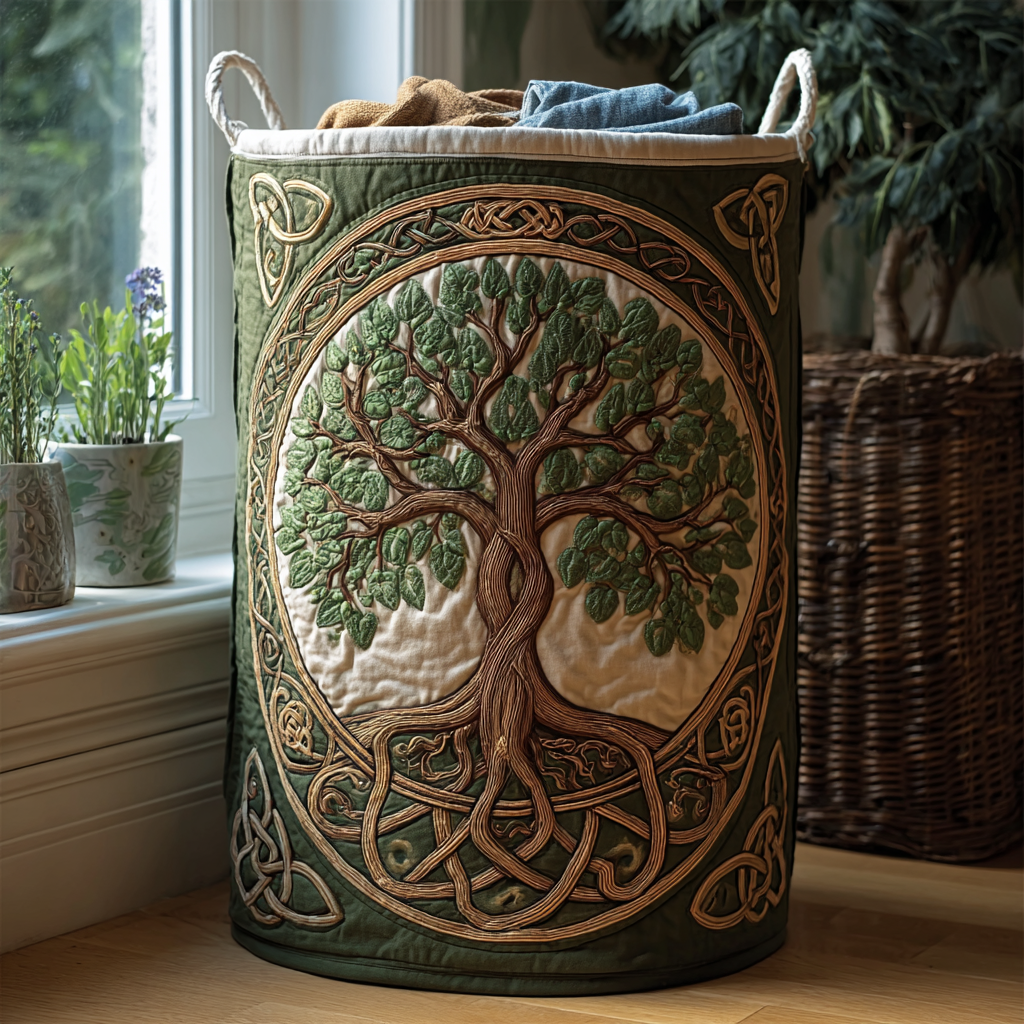 Tree of Life | Handmade Laundry Basket
