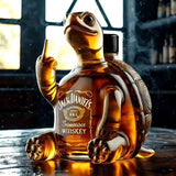 Frog to Jack Daniel's Whiskey Bottle
