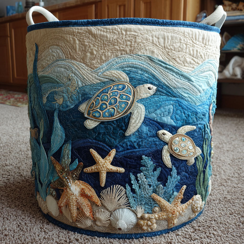 Padded Turtle Basket | Handmade Basket