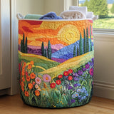 Bright Prairie | Handmade Laundry Basket