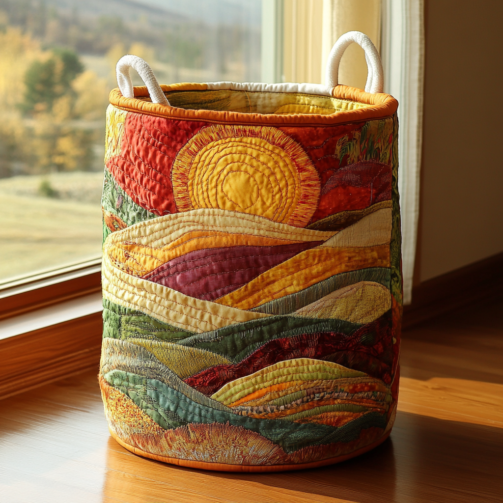 Radiant Sun | Handmade Laundry Basket