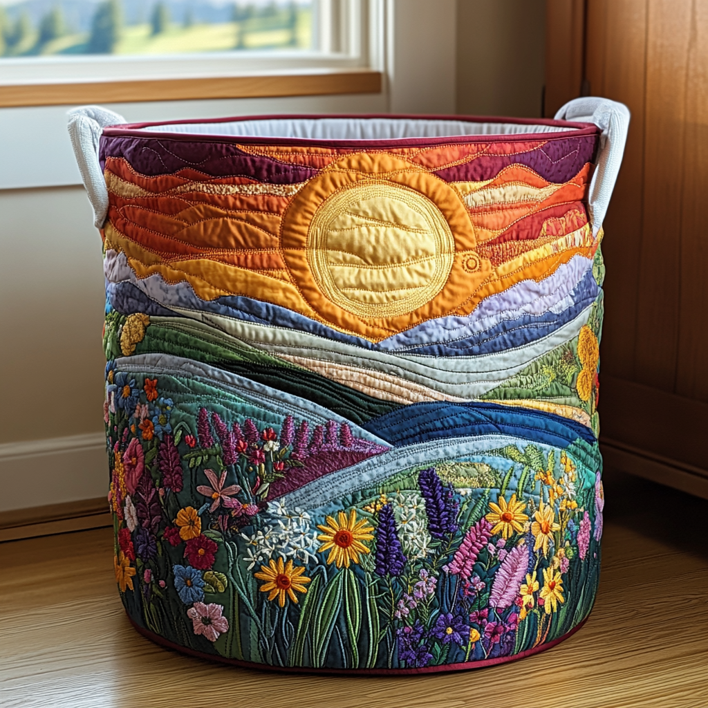 Brilliant Meadow | Handmade Laundry Basket